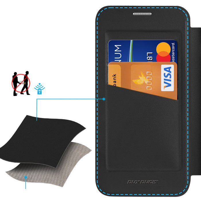 Dux Ducis Skin X Pro MagSafe Compatible Wallet Case for Samsung Galaxy S26 - Black