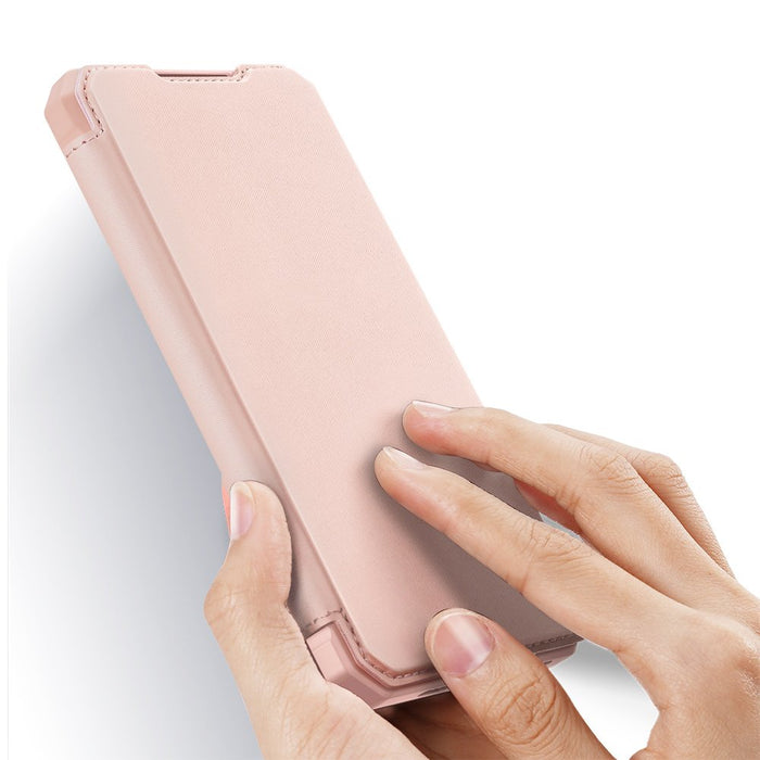 DUX DUCIS Skin X Bookcase type case for Samsung Galaxy A42 5G pink