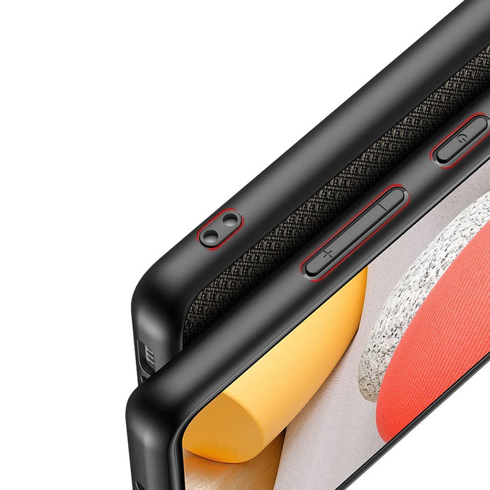 Dux Ducis Fino case covered with nylon material for Samsung Galaxy A42 5G green