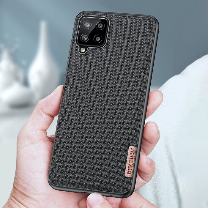 Dux Ducis Fino case covered with nylon material for Samsung Galaxy A22 4G green