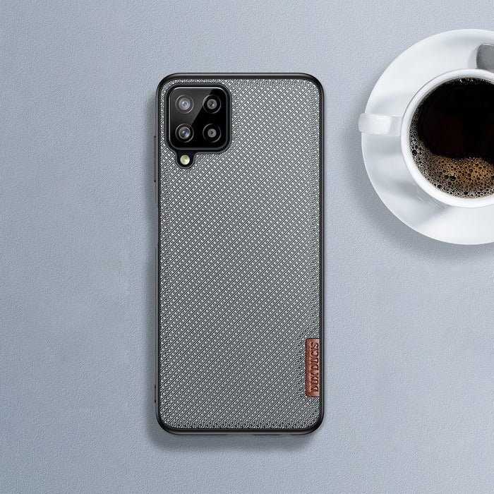 Dux Ducis Fino case covered with nylon material for Samsung Galaxy A22 4G green