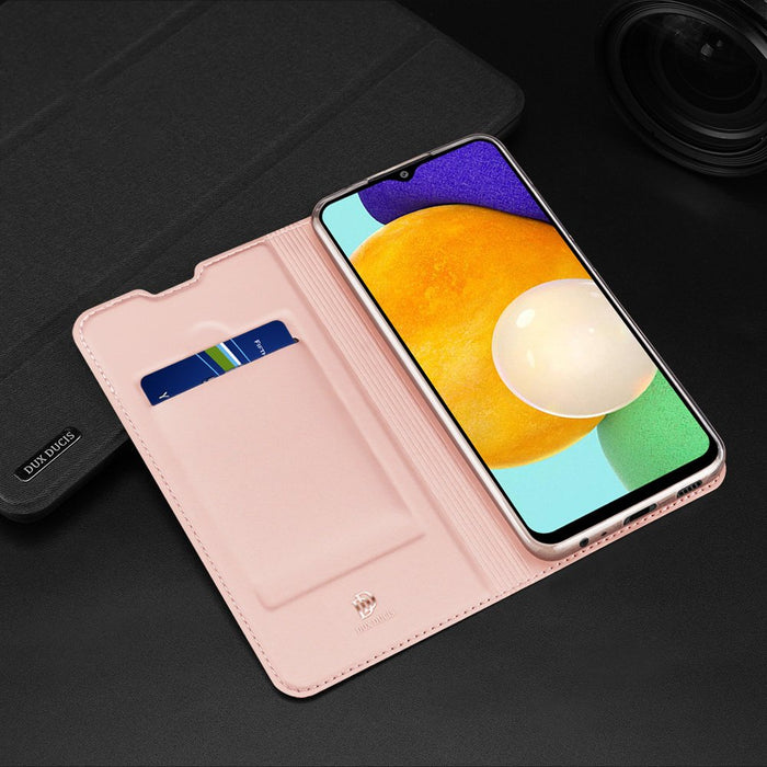 Dux Ducis Skin Pro Bookcase type case for Samsung Galaxy A03s golden