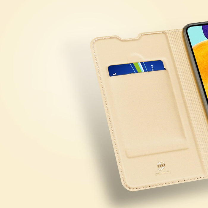 Dux Ducis Skin Pro Bookcase type case for Samsung Galaxy A03s golden