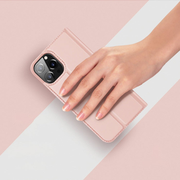 Dux Ducis Skin Pro Bookcase type case for iPhone 13 Pro Max pink
