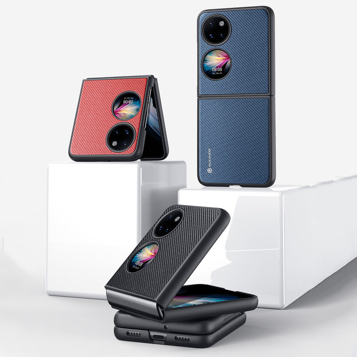 Dux Ducis Fino case is made of nylon material Huawei P50 Pocket black