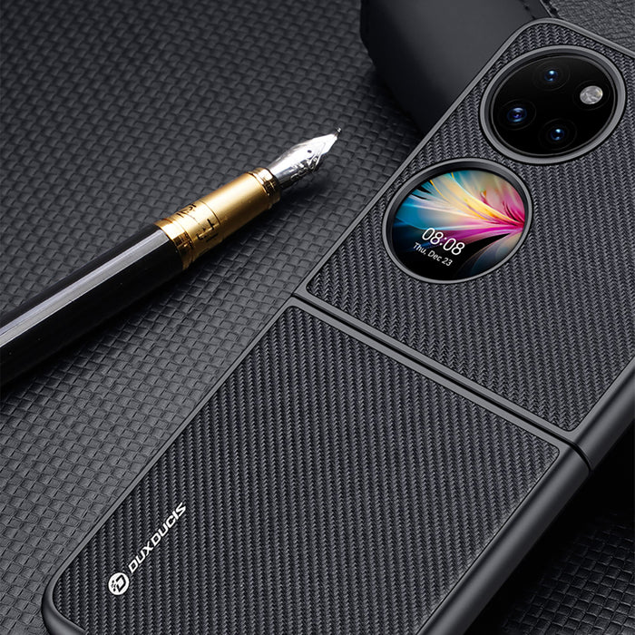 Dux Ducis Fino case is made of nylon material Huawei P50 Pocket black