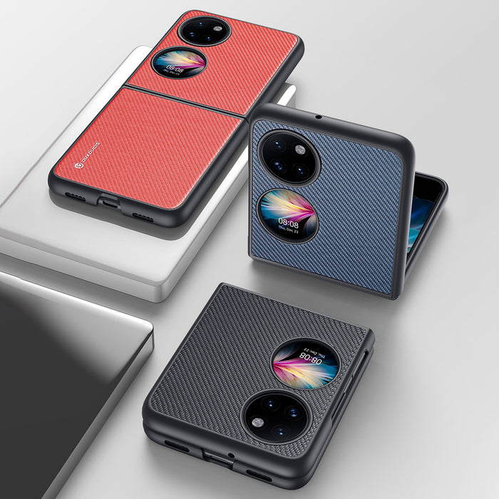 Dux Ducis Fino case is made of nylon material Huawei P50 Pocket black