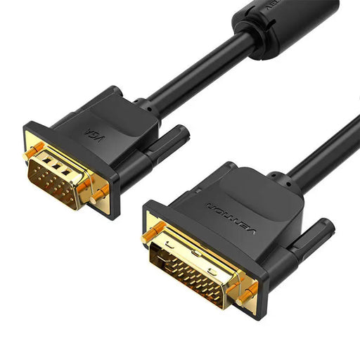 DVI (24 + 5) to VGA Cable Vention EACBG 1,5m 1080P 60Hz (black) - Video cables<<<Cables<<<IT Accessories<<<InnproXML