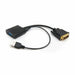 DVI to VGA Adapter NANOCABLE 10.16.2008-BK Black - Компютър Кабели и адаптери<<<Компютри|