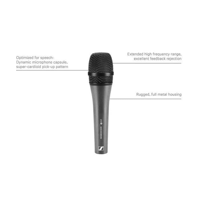 Dynamic microphone Sennheiser E845-S Black Graphite - Микрофони и слушалки<<<Електроника Периферни и резервни