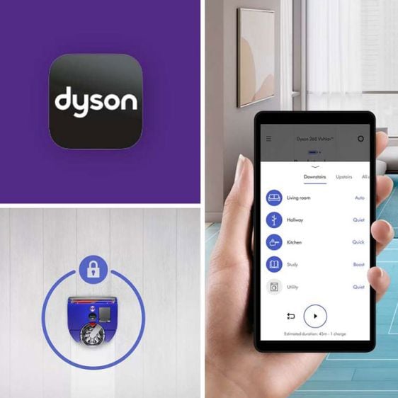 Robot vacuum cleaner DYSON 360° Vis Nav (Bl/Nk) (304623-01)