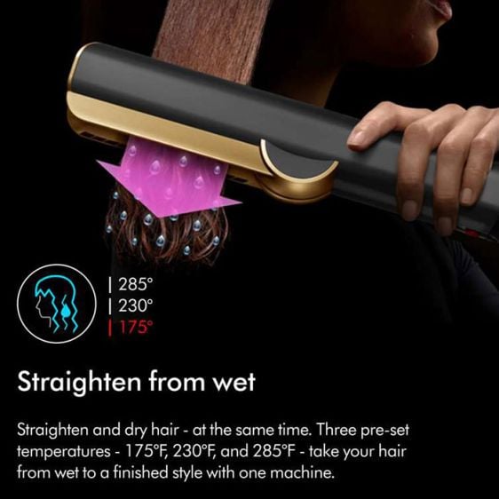 Press DYSON Airstrait HT01 Onyx/Gold 534040-01