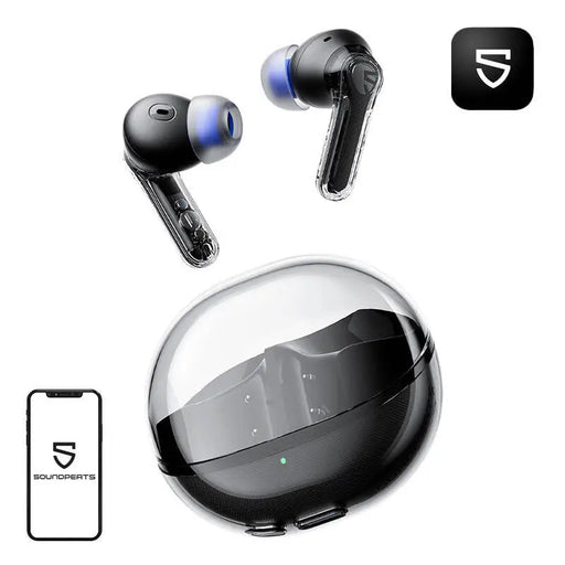 Earphones Soundpeats Clear (black) - TWS<<<Wireless<<<Headphones<<<Audio<<<InnproXML