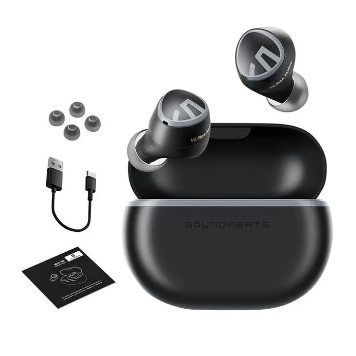 Earphones Soundpeats Mini HS (black) - TWS<<<Wireless<<<Headphones<<<Audio<<<InnproXML