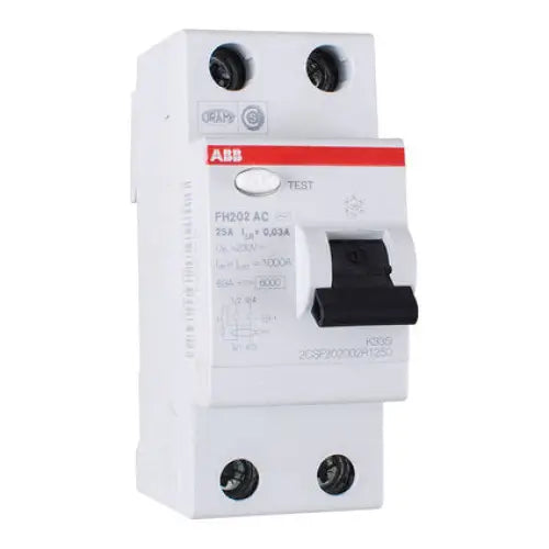 EARTHQUAKE PROTECTION 25A 30M TWO-POLE ABB FH202 AC-25/0.03 2P - Електроапаратура и