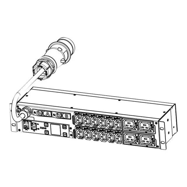EATON ePDU Metered In IEC - 2U - 32A - In IEC60309 32A - Out C13: 12 C19: 4 - PDU с Измерване<<<Електроразпределителни