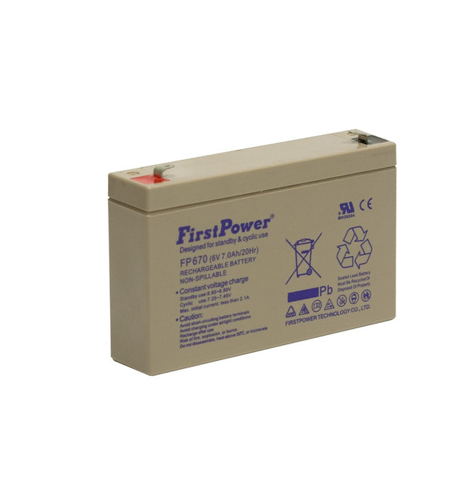 First Power FP670 7 Ah 6V