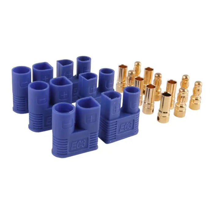 EC3 male & female plug (3 pairs) - Accessories<<<Charging<<<RC models<<<InnproXML