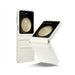 Eco-leather case for Samsung Galaxy Z Flip 5 - cream - Cell phone cases and covers<<<HurtelXML