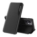 Eco Leather View Case Cover for Xiaomi Redmi Note 12 5G / Poco X5 5G with Flip Stand Black - Cell phone cases