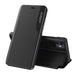 Eco Leather View Case elegant bookcase type case with kickstand for iPhone 13 mini black - Cell phone cases