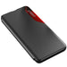 Eco Leather View Case elegant case with a flip cover and stand function for Samsung Galaxy S22 + (S22 Plus) red - Cell