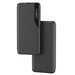 Eco Leather View Case elegant case with a flip cover and stand function for Samsung Galaxy S22 + (S22 Plus) red - Cell