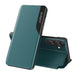 Eco Leather View Case elegant case with flap and stand function for Samsung Galaxy A36 - green - Cell phone cases