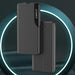 Eco Leather View Case for Samsung Galaxy S25 Ultra with Flip and Stand - Black - Cell phone cases and covers<<<HurtelXML
