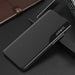 Eco Leather View Case for Samsung S24 Ultra with flap - black - Cell phone cases and covers<<<HurtelXML