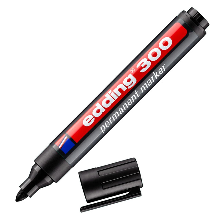 PERMANENT MARKER BLACK 300/1 EDDING