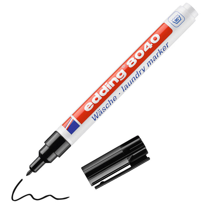 TEXTILE MARKER BLACK EDDING