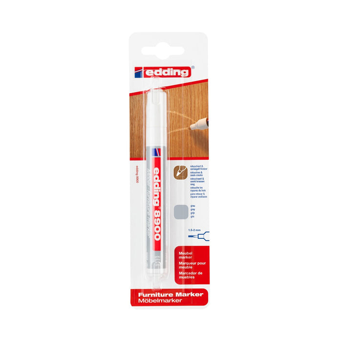 MARKER FOR WOODEN SURFACES AND FURNITURE EDDING 8900/1 GREY