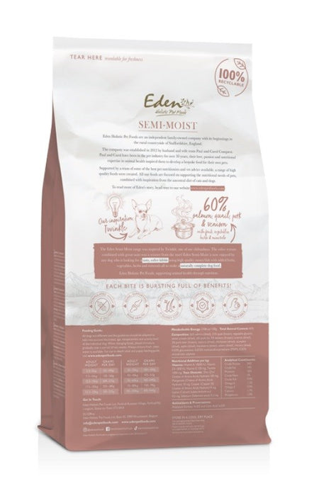 EDEN Semi-Moist Salmon & Quail - semi-moist dog food - 10kg