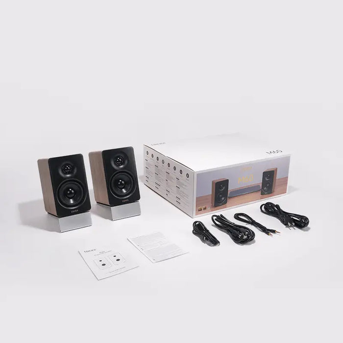 Edifier Compact Tabletop Speakers 2.0 M60 Classic Oak - Високоговорители<<<Мултимедия<<<MediaTrade