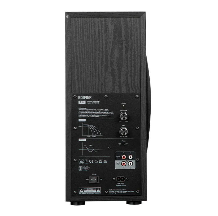 Edifier Active Subwoofer T5s, Black