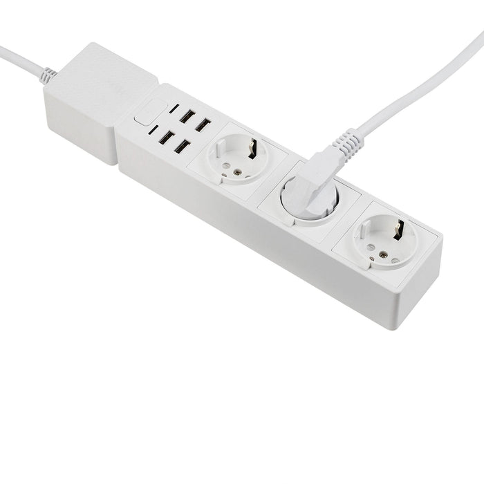 Smart socket Edimax SP-1123WT 3 sockets for internal use + 4x USB, WiFi