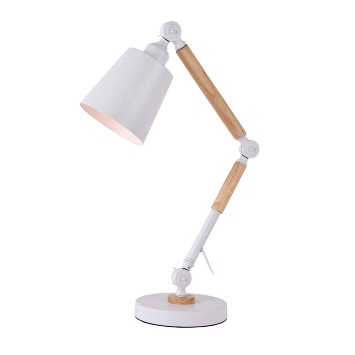 Flexo/Desk lamp EDM 32117 White Metal 60 W E27 Ø 18 x 53 cm