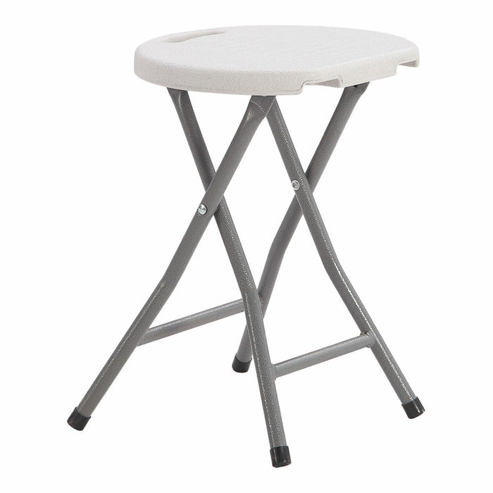 Folding Stool EDM 73798 White 33 x 30 x 45 cm