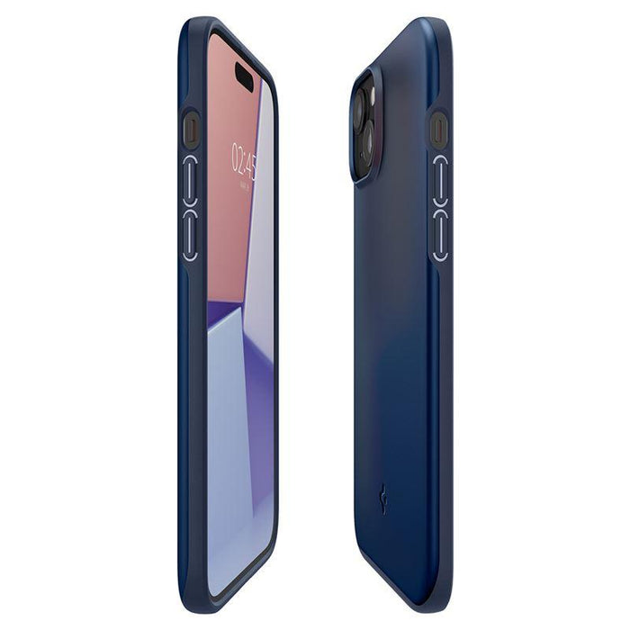 Spigen Thin Fit iPhone 15 Plus Case - Blue - Cell phone cases and covers<<<HurtelXML
