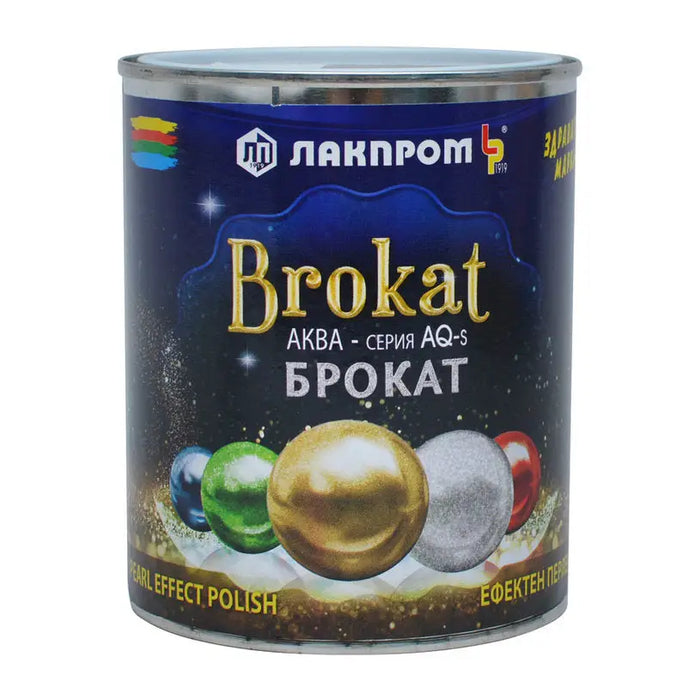 EFFECTIVE PEARL POLISH BROCADE SILVER PEARL 700 ML LACKPROM - Декоративни покрития<<<Интериорни бои<<<Бои и