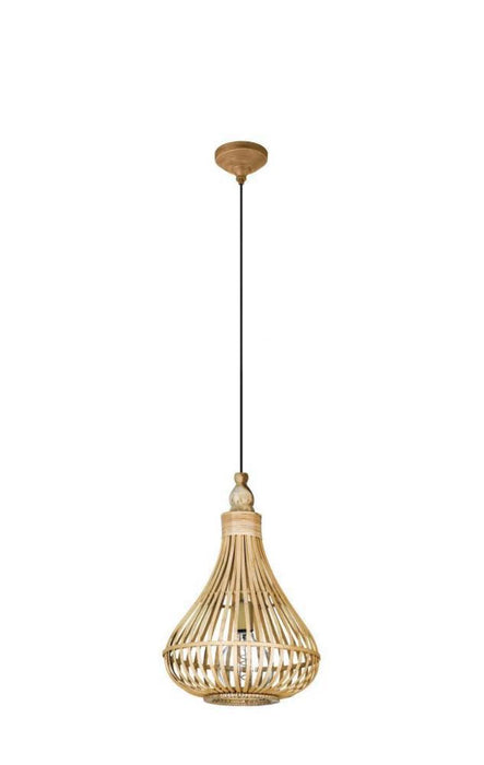 PENDANT E27 F35CM BAMBOO EGLO AMSFIELD