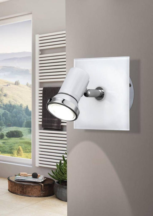 SPOT TAMARA 1XGU10 3.3W IP44 WHITE/CHROME