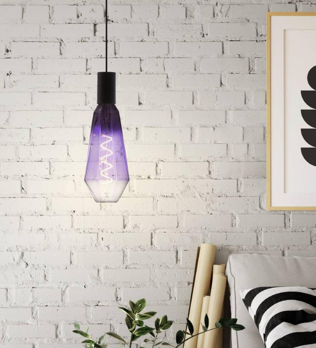 LED LAMP E27 T100 4W 120LM 1800K PURPLE