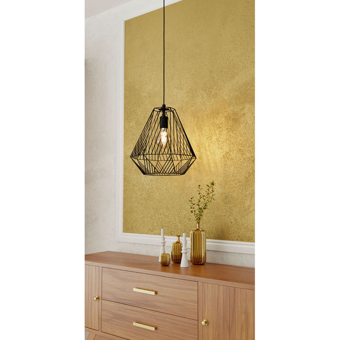 PENDANT E27 BLACK EGLO STYPE