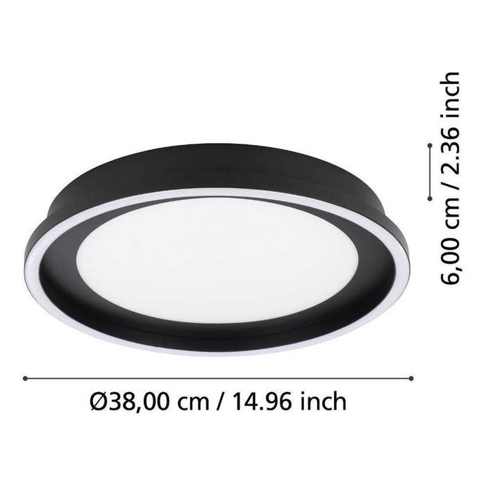 LED CEILING LAMP 21.5W 3000-6500K 38CM EGLO CALAGRANO