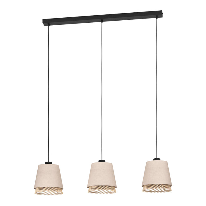 PENDANT 3XE27 BLACK EGLO TABLEY