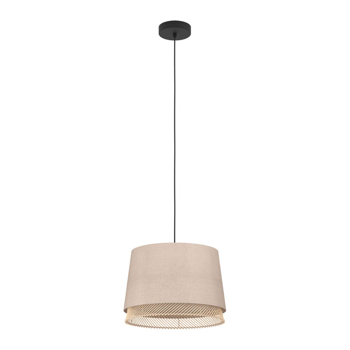 PENDANT E27 BLACK/BAMBOO EGLO TABLEY