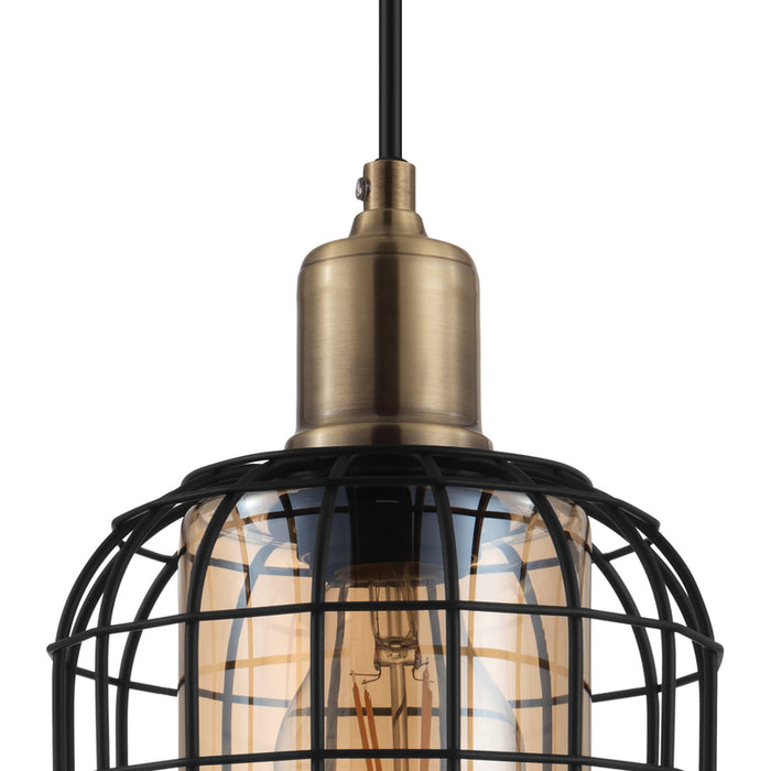 PENDANT E27 BLACK EGLO CHISLE