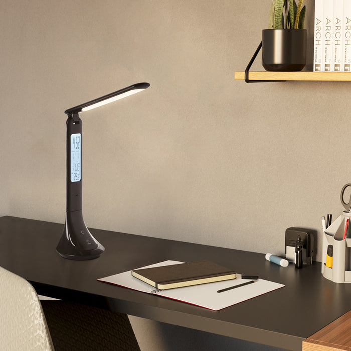 LED DESK LAMP 3.2W 380LM 4000K BLACK EGLO COLUCCIA